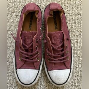 Converse Burgundy Low-Top Sneakers